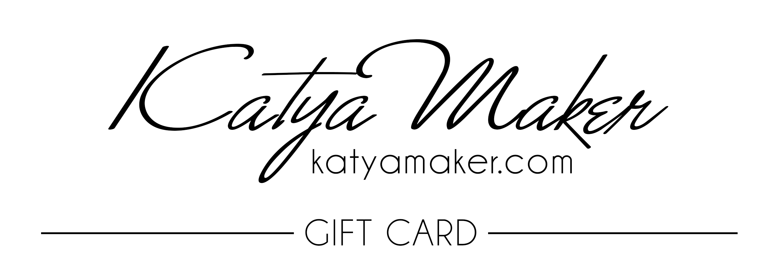 Gift Card Katyamaker