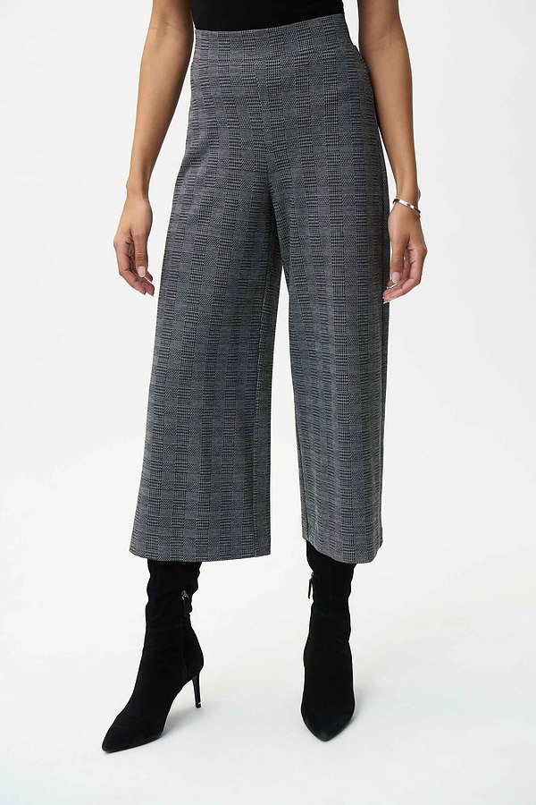 Black/White Wide Leg Pants - katyamaker